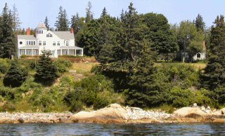 Estate with Carriage House to Right